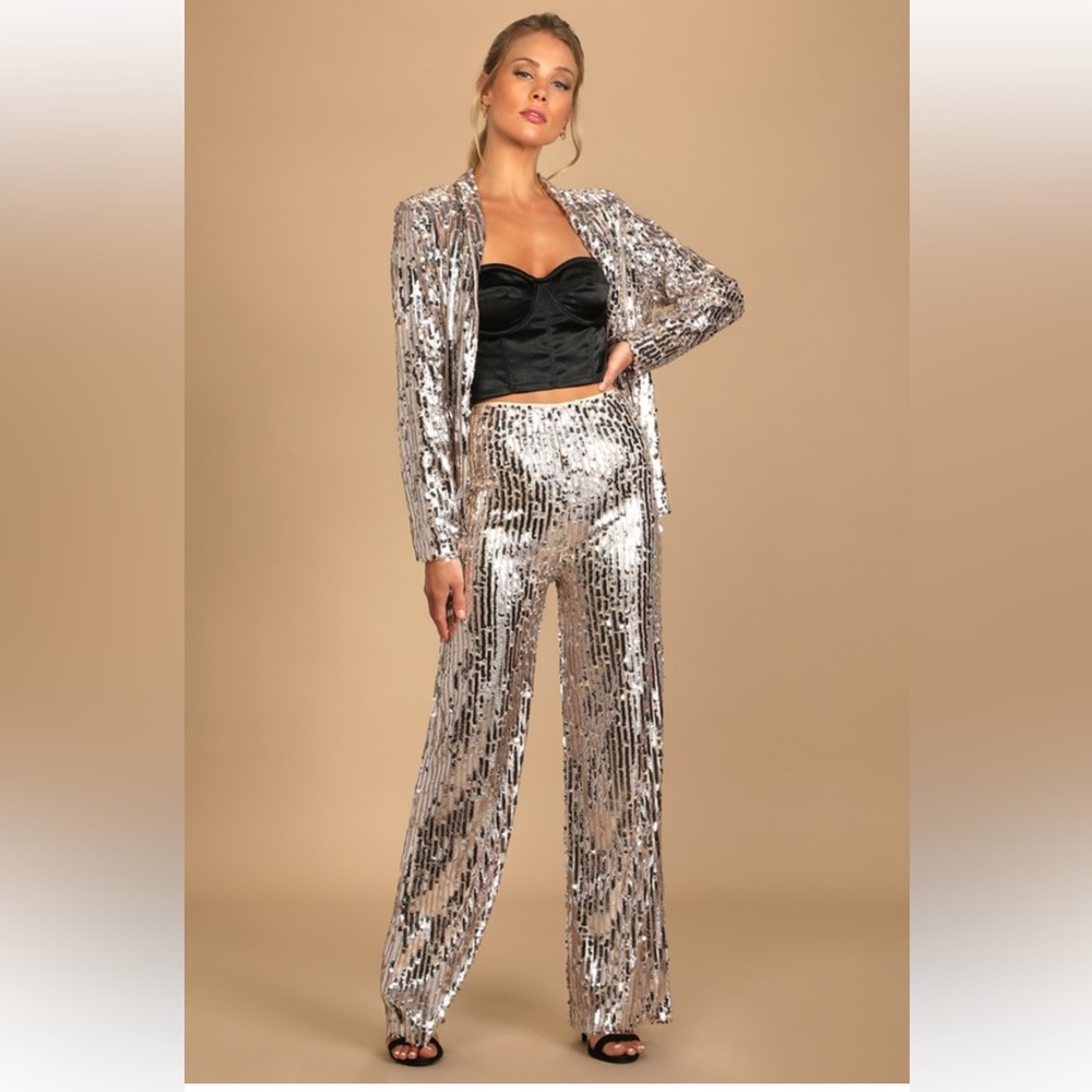 Lulus Sequin Blazer NEW WITH TAGS